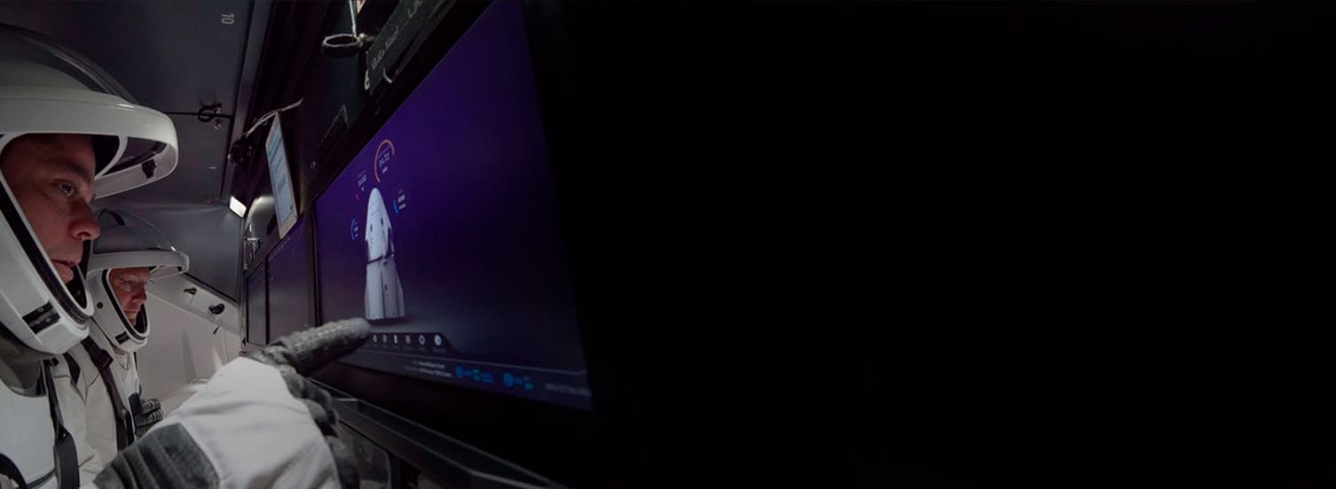 Paisagem Espacial - Background da seção Soluções